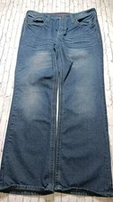 VINTAGE EXTREME COUTURE MENS CROSS DESIGNER JEANS PANTS 36 X 32