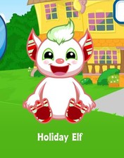 Webkinz Classic Holiday Elf Virtual PET Adoption Code Only Messaged Christmas