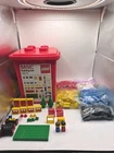 Vintage 1989 LEGO 1663 Basic Building Set In Bucket