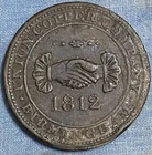 Great Britain 1812 Copper One Penny Token EF