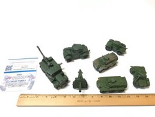 Dinky Toys Military Lot of 7 Early Military Dinky Toys Total Tanks Truck Canon