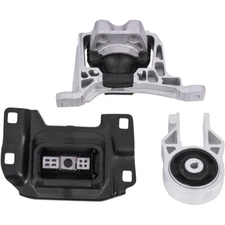 Engine Motor & Transmission Mount 3PCS Set For 13-16 Ford Escape DOHC Auto Trans