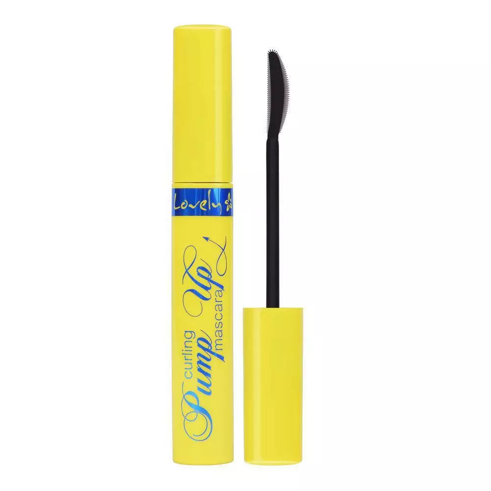 Wibo Lovely Curling Pump Up Mascara  Black Lengthening 8g