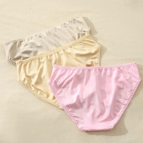 3 Pack Lot Sexy Womens Panties Briefs Solid Girl Ladies Lingeries Soft Underwear