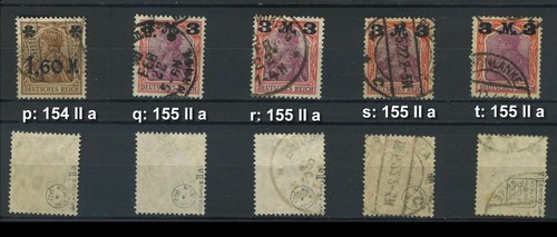 DR ex 100 - 155 Stempel + Farben BPP bzw. INFLA geprüft; bitte auswaehlen! #g760 - Picture 13 of 15