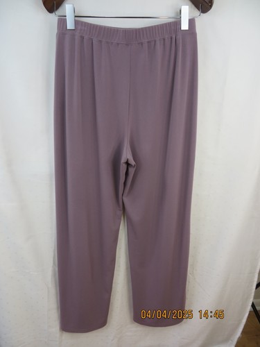 SIMONTON SAYS - GEORGE SIMONTON GR. L Polye/Span USA Flieder Pull On Hose Trousers - Bild 8 von 17