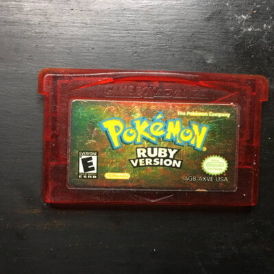 Pokemon Ruby - GBA - 2003 - Dry Battery, Authentic, Tested