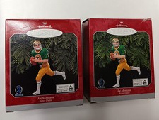 Two 1998 Joe Montana Hallmark Keepsake Ornaments