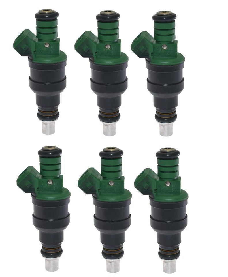 6X OEM Bosch Fuel Injectors 1987-1991 Chrysler Dodge Plymouth 3.0L V6 0280150812 - Image 2 of 4