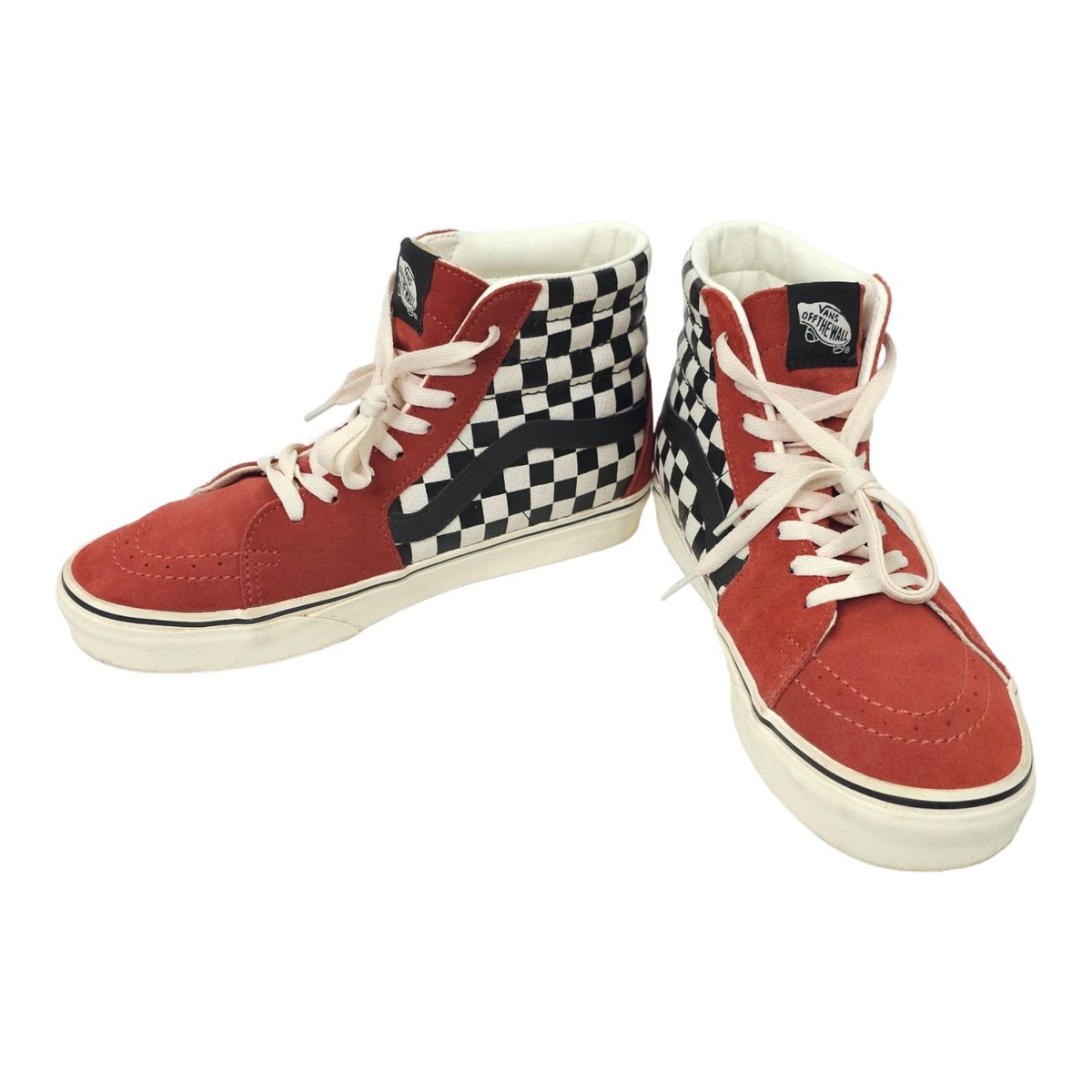Vans SK8-HI Desert Snake Checkerboard Chili Oil Suede Mens 9