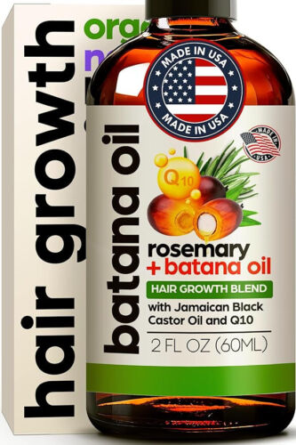 Batana Oil for Hair Growth - 100% Pure Organic, Cold-Pressed, Strong Roots Thick