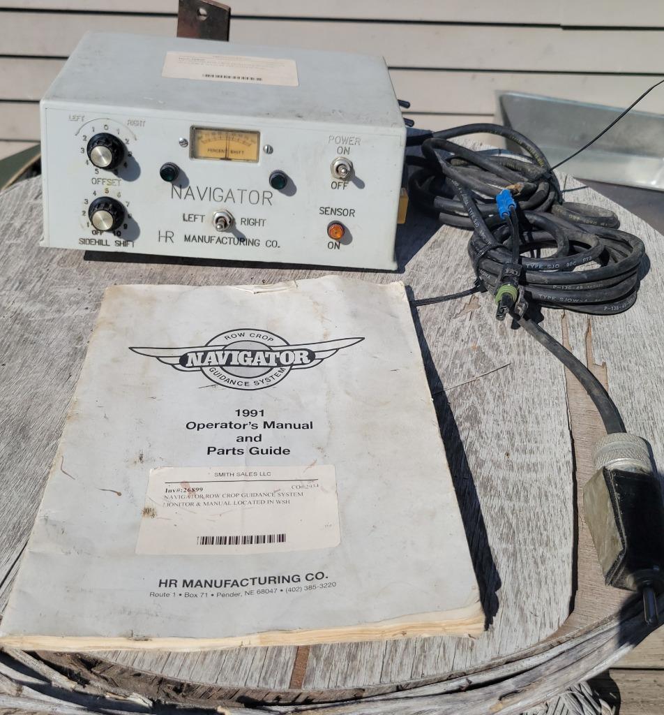 HR Navigator Row Crop Guidance System Farming Owners Manual Parts
