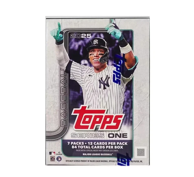 RIP & SHIP - 2025 Topps Series 1 Baseball Factory Sealed Blaster Box