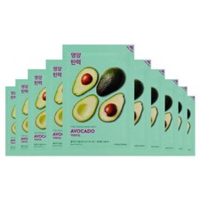 Holika Holika Pure Essence Avocado Mask Sheet 10pcs x 0.77fl.oz/23ml