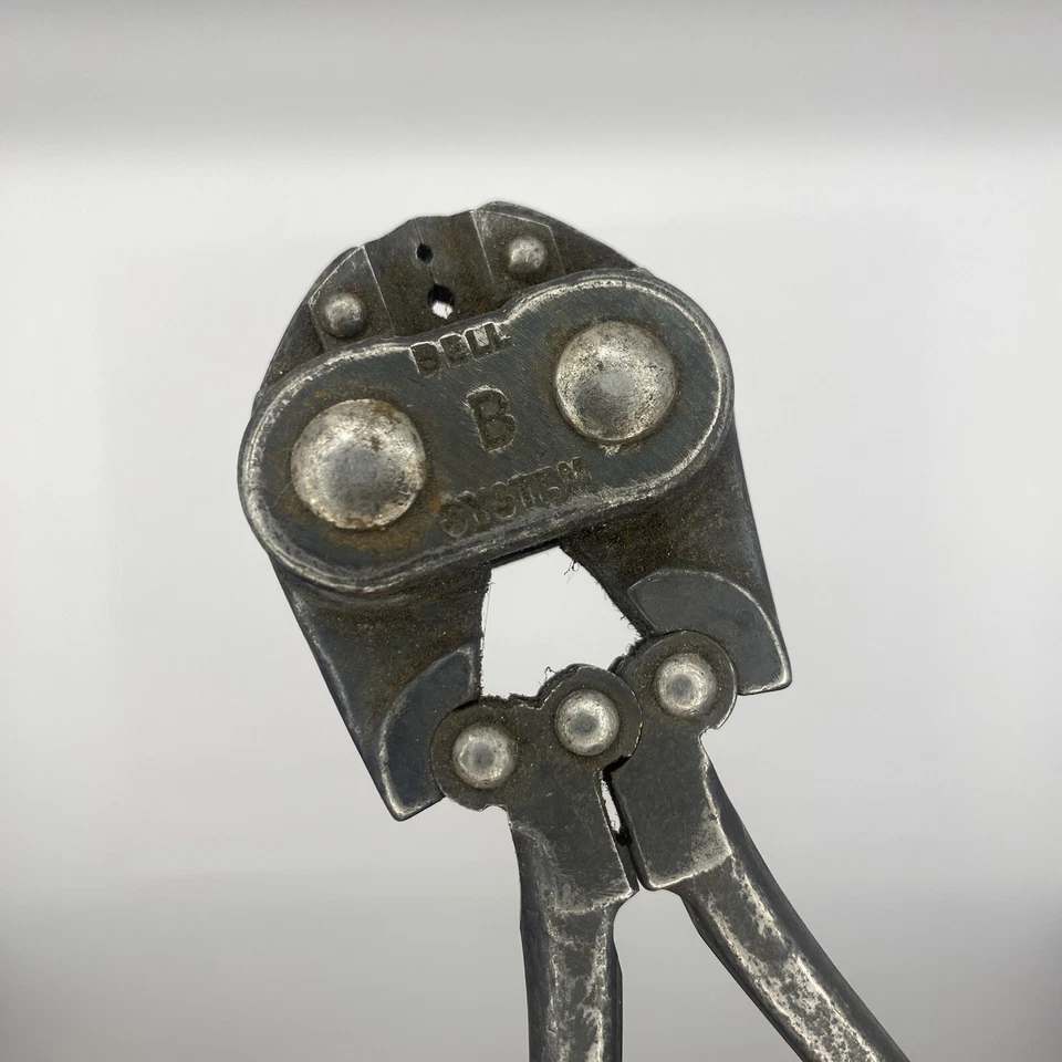 Alicates de prensado vintage H. K. Porter Bell System 6" EE. UU. Foto 3 de 4