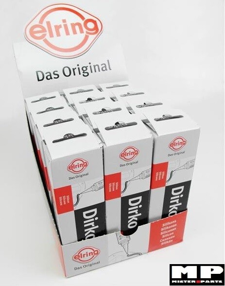 Pâte à Joint Dirko Noir 70 ml Silicone Haute Résistance -60°C à +300°C pour Carter et Moteur