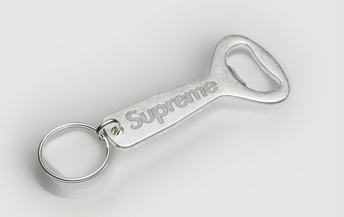 SUPREME BOTTLE OPENER KEYCHAIN SLIVER OS (100% AUTHENTIC SUPREME BOTTLE OPENER KEYCHAIN SLIVER OS (100% AUTHENTIC