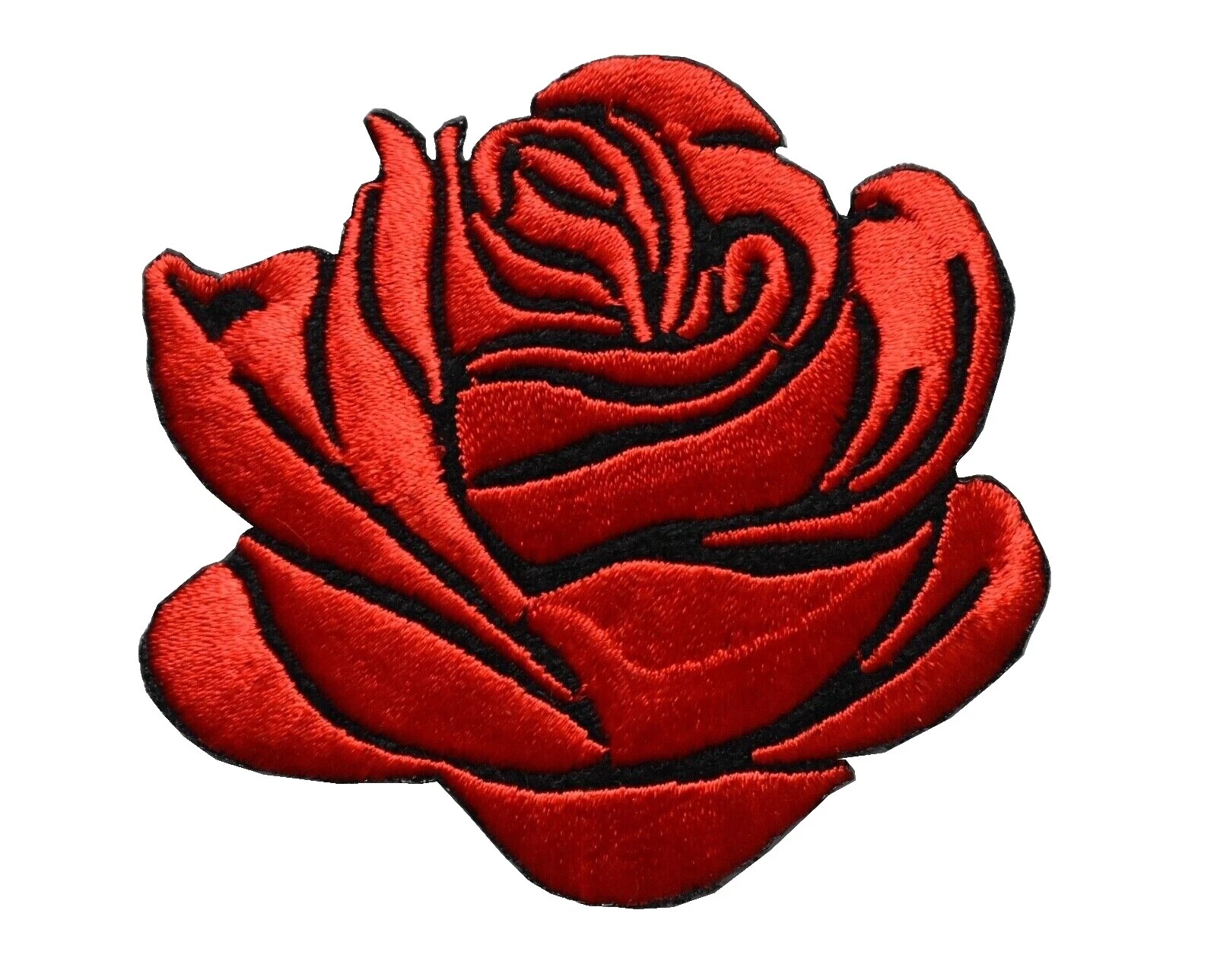 Cloth Flowers-Rose Iron - On Sewing Patches