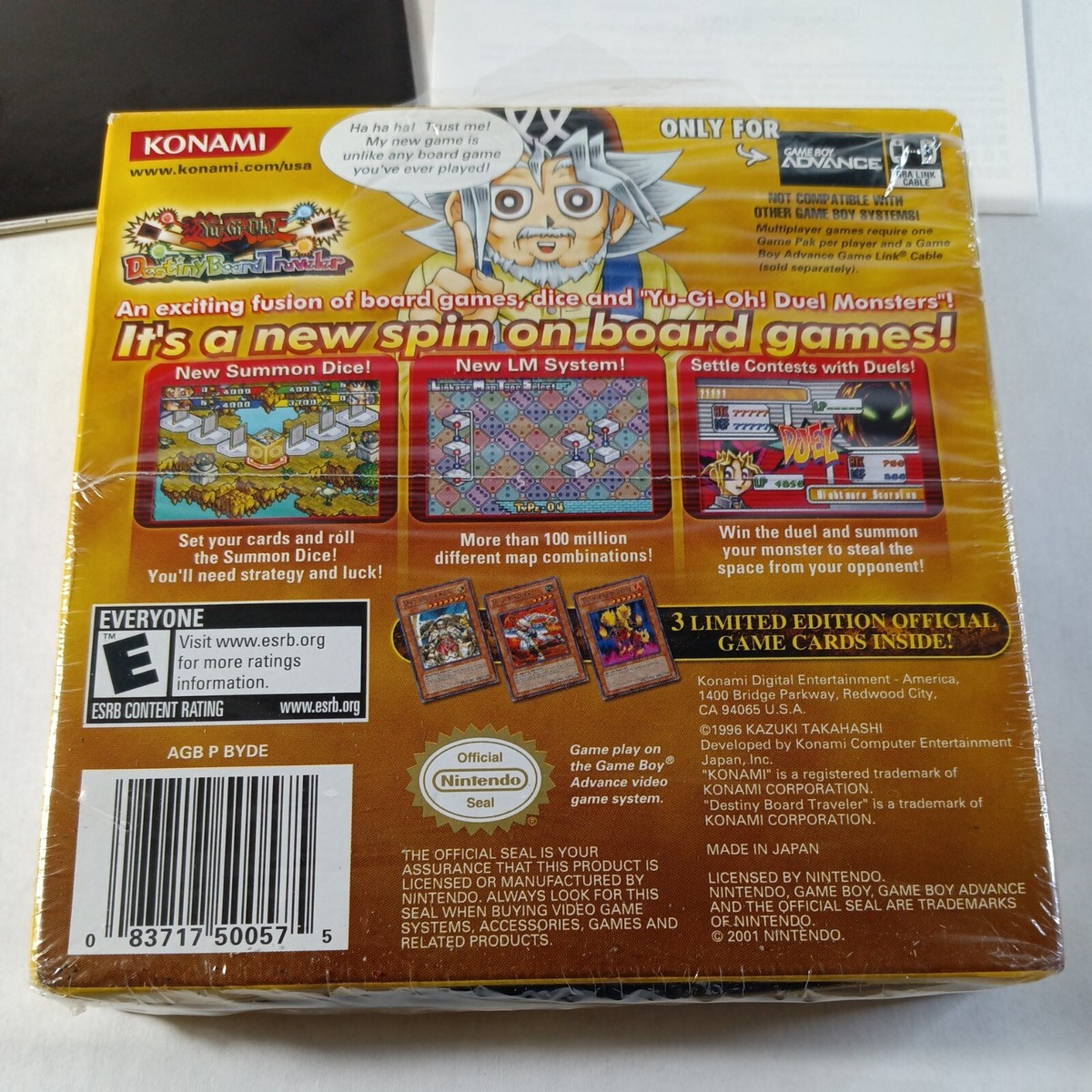 Nintendo Gameboy Advance Yu-Gi-Oh! Destiny Board Traveler Complete With Cards Nintendo Gameboy Advance Yu-Gi-Oh! Destiny Board Traveler Complete With Cards