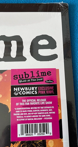SUBLIME $5.00 At The Door Live At Tressel Tavern 1994 2XLP Pink Vinyl 1/750 New - Picture 2 of 7