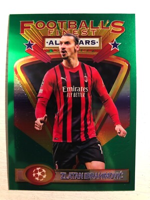 2021-22 Topps Finest Flashbacks UEFA All Star Zlatan Ibrahimović