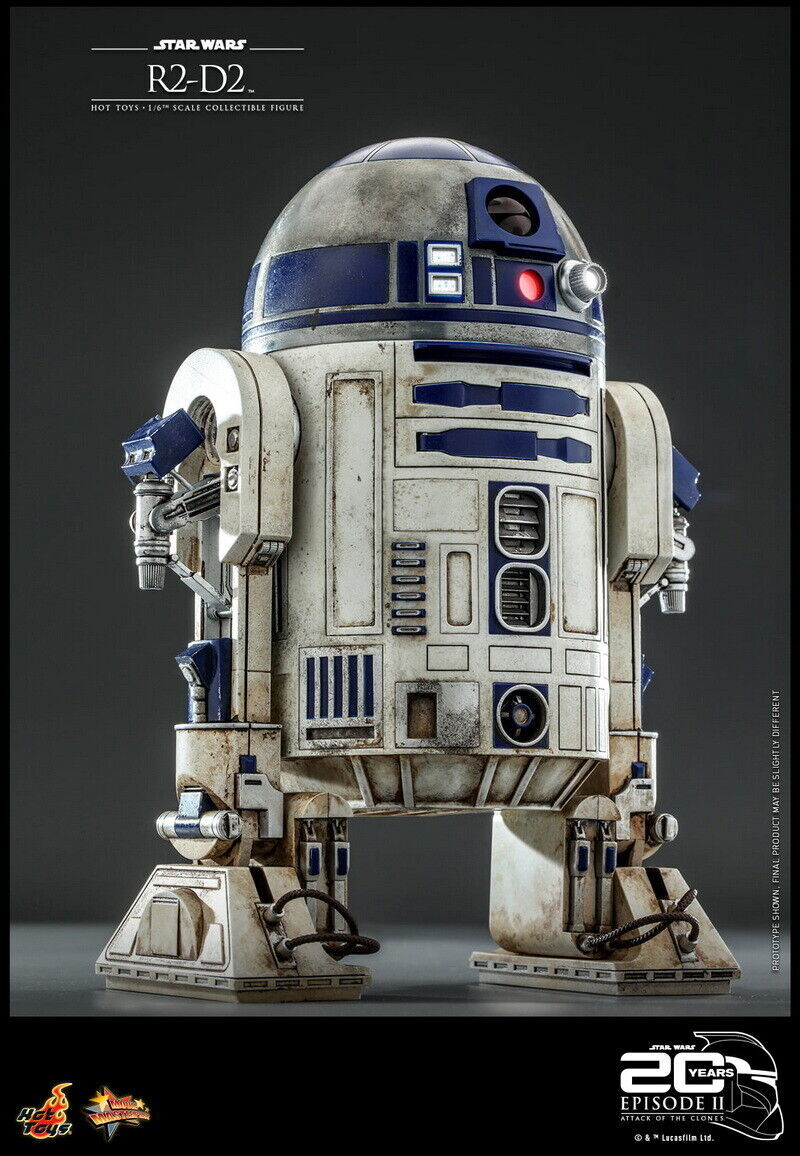 New Hot Toys MMS651 STAR WARS II: ATTACK OF THE CLONES 1/6 R2-D2