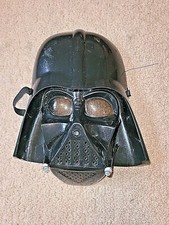 Darth Vader Kids Face Mask Plastic Halloween Costume Star Wars Disney