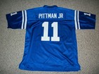 MICHAEL PITTMAN Unsigned Custom Indy Blue Sewn New Football Jersey Sizes S-3XL
