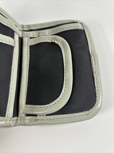 Vintage 90’s Mossimo Bifold Wallet Green Skater Retro Nylon - Picture 4 of 7