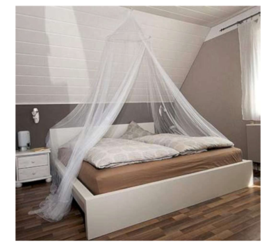 Zanzariera Letto 0.6x2.5x10.5m - Baldacchino Antizanzare Per Letti Singoli, Matrimoniali, Campeggio - Foto 2