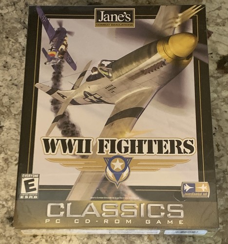NEW Jane's Combat PC Game Simulations WWII Fighters Box Video Game CD ...