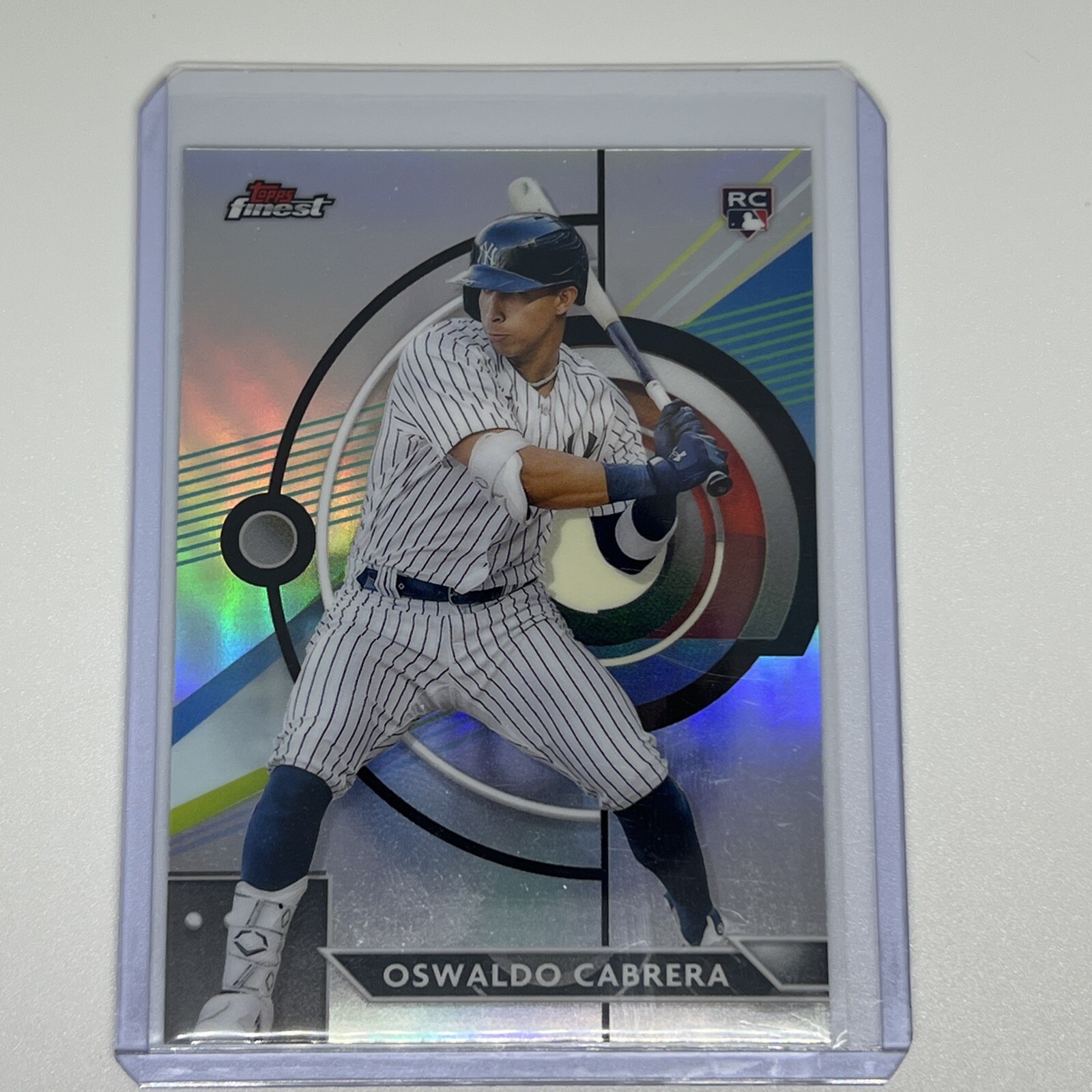 2023 Topps Finest #41 RC Refractor Oswaldo Cabrera New York Yankees 010525