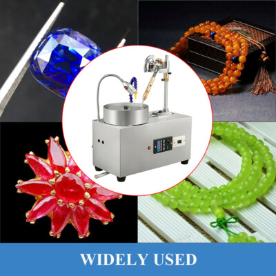 Gem Faceting Machine 180W Jewelry Jade Stone Polisher Flat Grinder 0-3000RPM