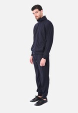 Men's lightweight cotton slim fit suit sports suit sweatshirt and trousers elastic