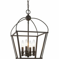 Trans Globe Lighting 10814-ROB Agnew Pendant Rubbed Oil Bronze