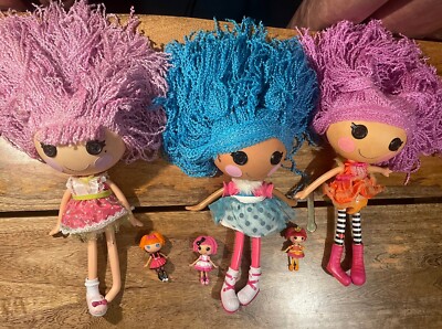 Lalaloopsy LOOPY JEWEL,PEANUT, MITTENS Dolls collectable