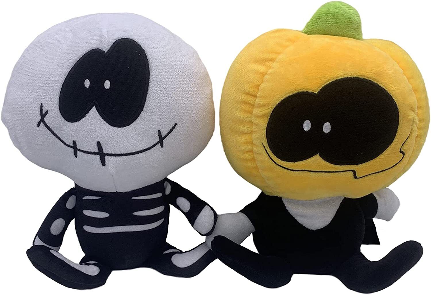 Spooky Month Skid and Pump Friday Night Funkin Plush Soft Stuffed