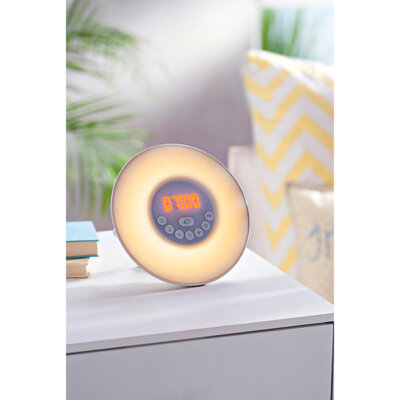 Wecker Lichtwecker Sonnenaufgang Weckfunktionen Licht Naturgeräusche UKW  Radio