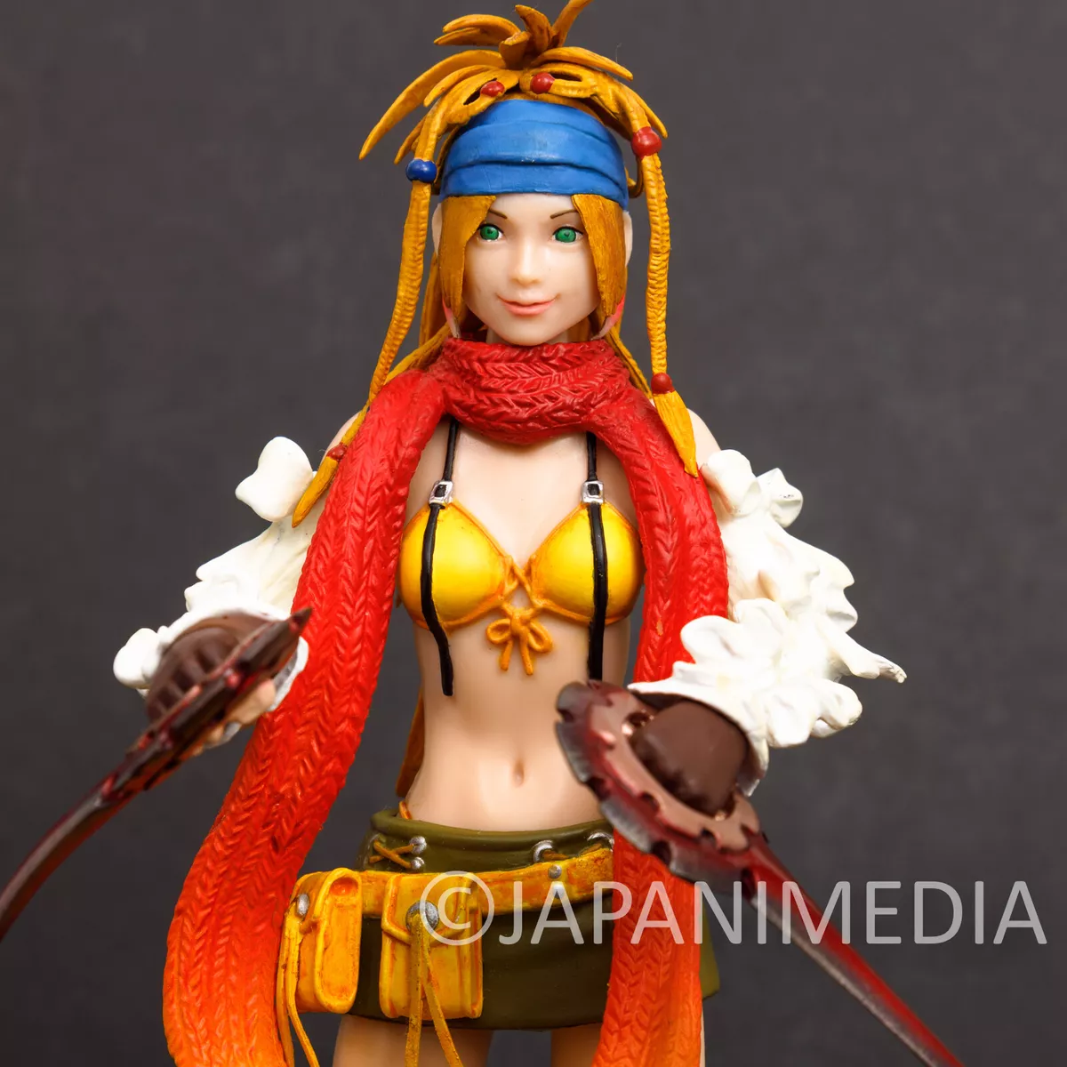 Rikku, a major character in Final Fantasy X