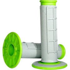 Renthal - G191 - Dual Compound Grips, Gray/Green