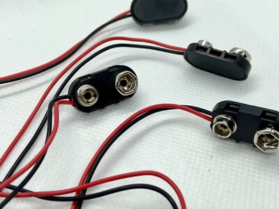 Lot De 10 Connecteurs De Batterie 9 V Avec Connecteurs De Batterie De