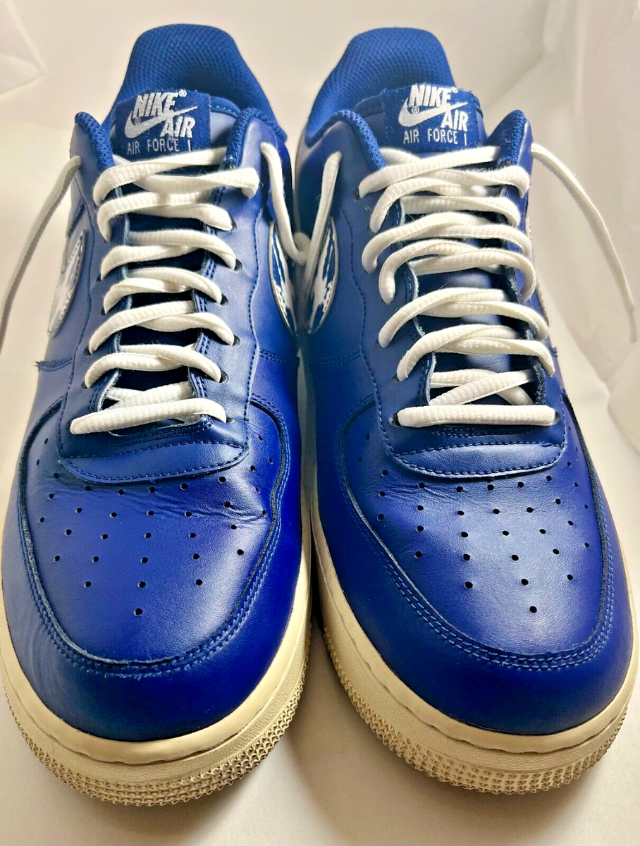 Nike Air Force 1 Low Camo Swoosh Blue Void Size 11 Good
