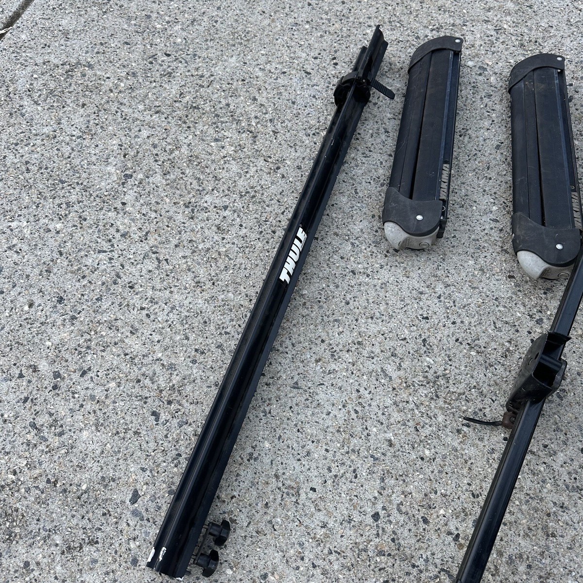 THULE Sweden, Top Roof Rack # 1050 With Bike Rail And Yakima THULE Sweden, Top Roof Rack # 1050 With Bike Rail And Yakima