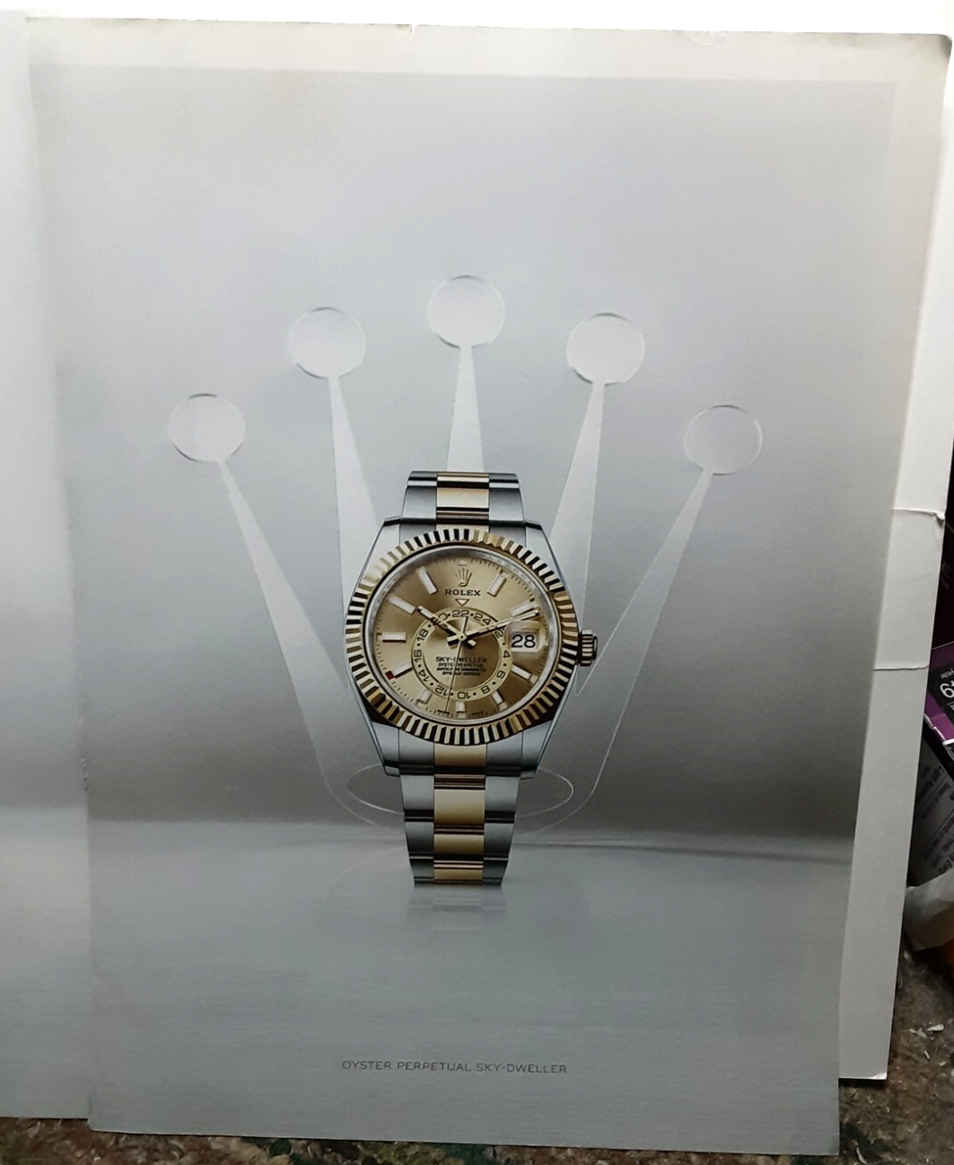 Rolex Ad Rice 2017 Rolex Watch Oyster Sky Dweller 2 Page Original Print ad ...