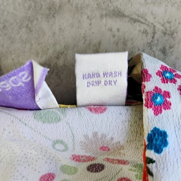 Sacred Threads Boho Patchwork Floral Button Down … - image 8