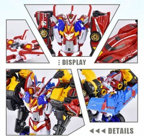 Tobot V Galaxy Detectives Master V Figure 3 in 1 Combiner Robot Toys Car Plane