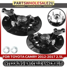 2x Front Left & Right Steering Knuckle Assembly for Toyota Camry 2012-2017 Sedan