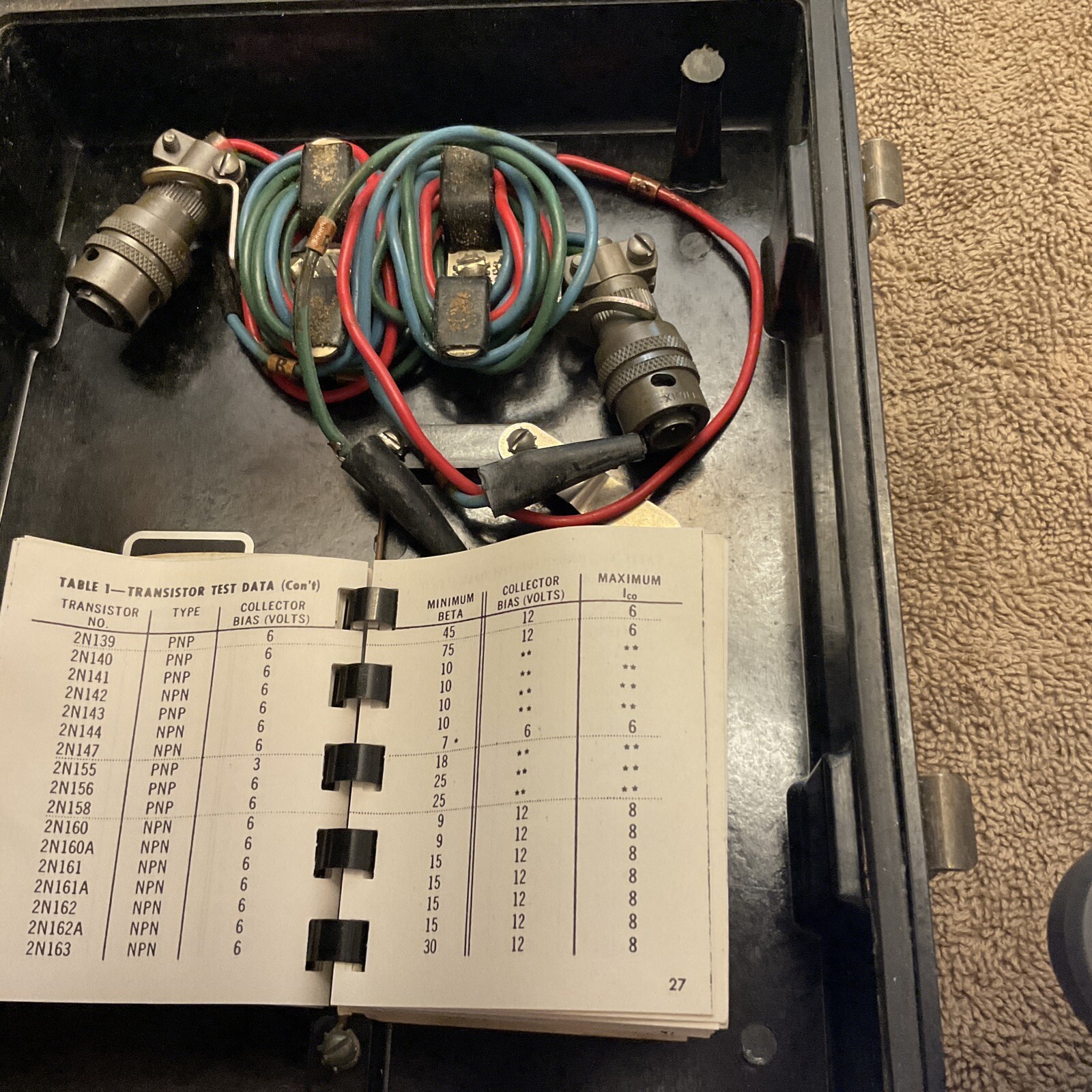 Vintage Military Radio TS1100/U Transistor Tester eBay