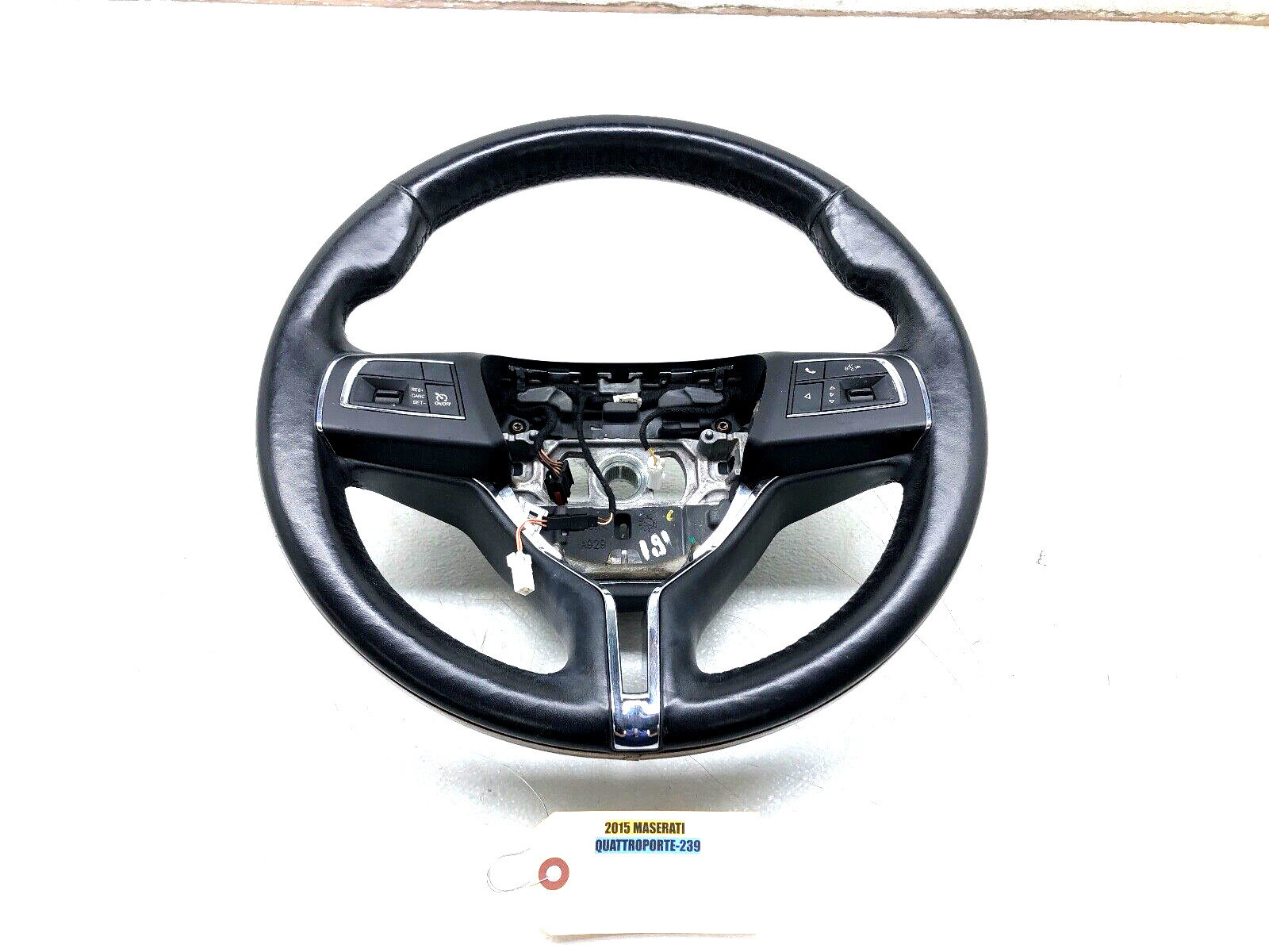 2014-2021 MASERATI QUATTROPORTE MULTIFUNCTION HEATED STEERING WHEEL OEM.