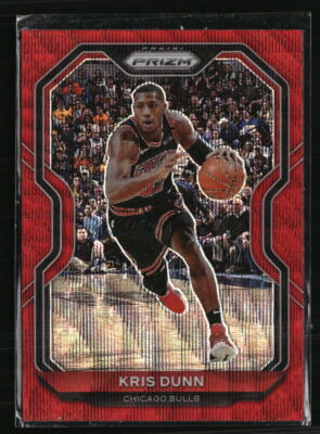 Kris Dunn 2020 Panini Prizm Ruby Wave #101 Basketball Card